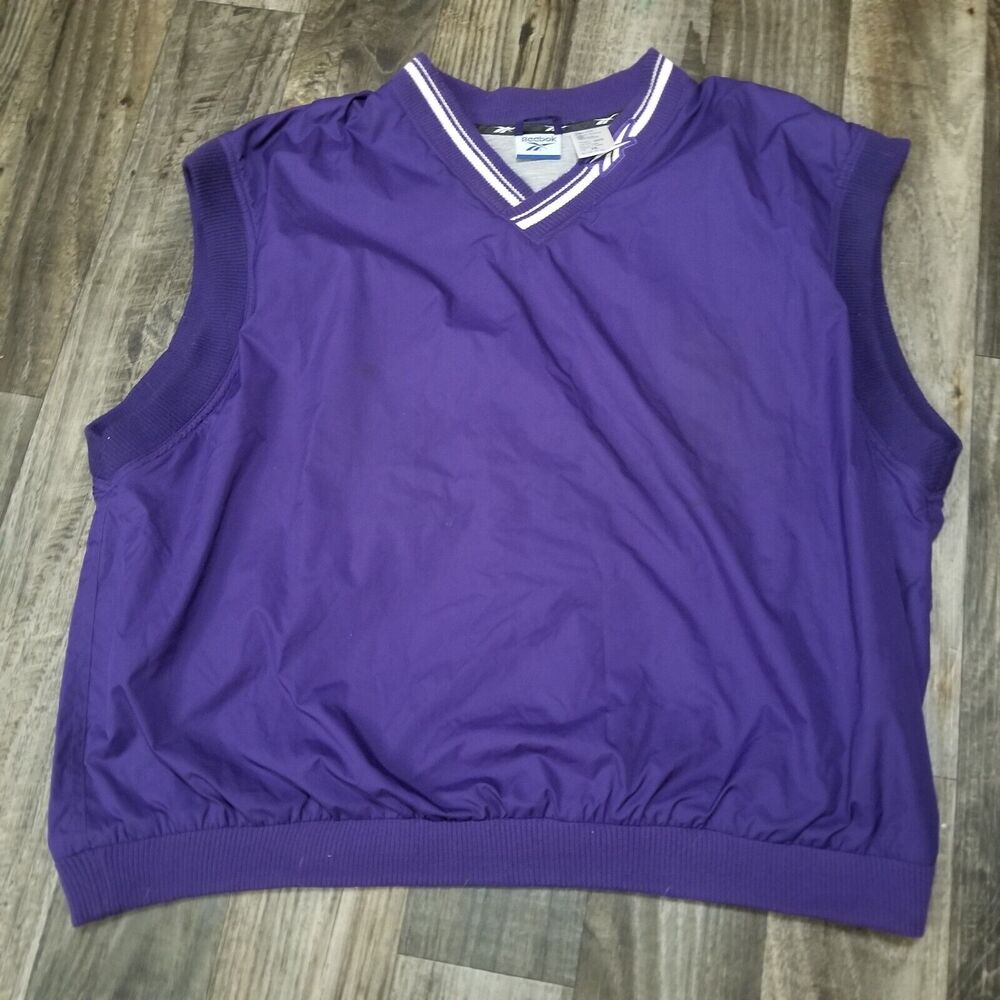 Vintage Tennessee Tech Reebok Men’s XXL Purple Vest Windbreaker TTU